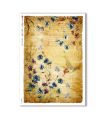 FLOWERS-0343. Carta di riso fiori per decoupage.
