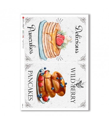 FOOD-0127. Rice Paper food for decoupage.