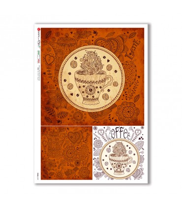 FOOD-0129. Carta di riso cucina per decoupage.