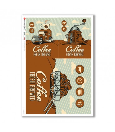 FOOD-0130. Rice Paper food for decoupage.