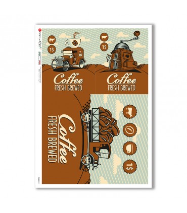 FOOD-0131. Carta di riso cucina per decoupage.