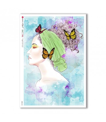 SCENE-0085. Pictorial Rice Paper for decoupage.