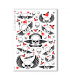 SKULL-0009. Papel de Arroz cráneos para decoupage.