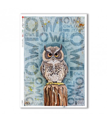 ANIMALS-0139. Carta di riso animali per decoupage.