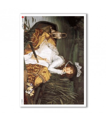 ARTWORK-0100. Carta di riso opere d'arte per decoupage.