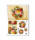 FLOWERS-0349. Carta di riso fiori per decoupage.