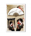 FOLK-0087. Carta di riso etniche per decoupage.