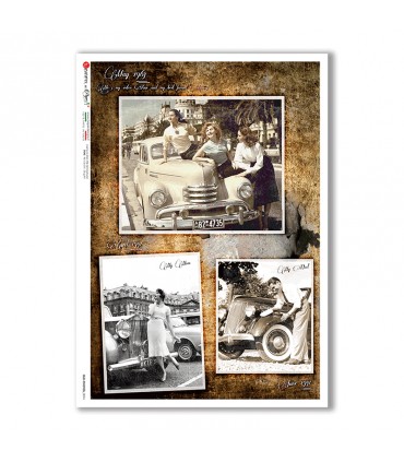 OLD-PHOTOS-0094. Carta di riso vittoriana per decoupage.