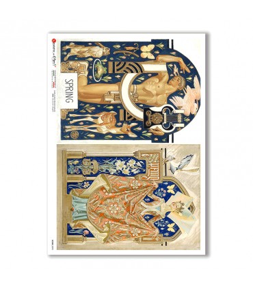 SCENE-0090. Papel de Arroz pictórico para decoupage.