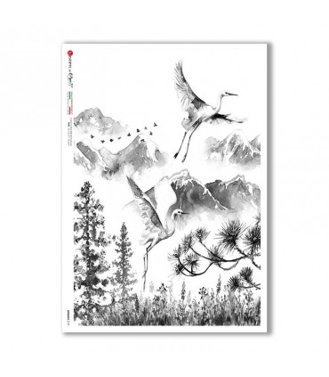 ANIMALS-0151. Animals Rice Paper for decoupage.