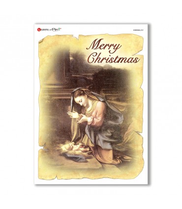 CHRISTMAS-0207. Carta di riso Natale per decoupage.