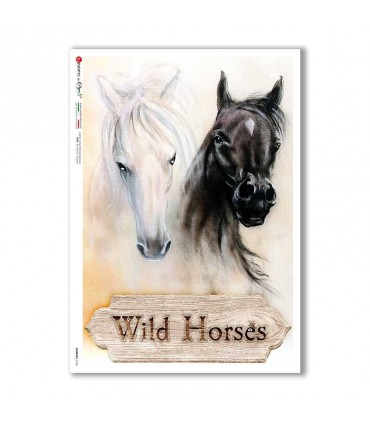 ANIMALS-0166. Carta di riso animali per decoupage.