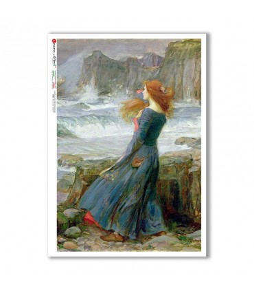 ARTWORK-0104. Carta di riso opere d'arte per decoupage.