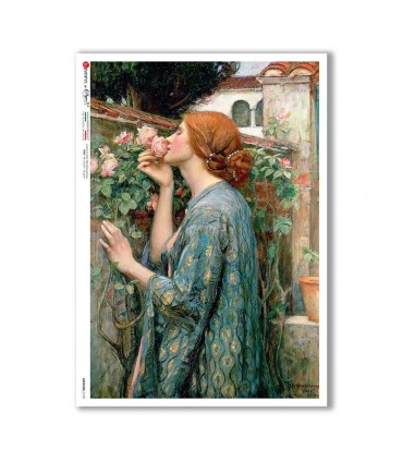 ARTWORK-0105. Papel de Arroz obras de arte para decoupage.