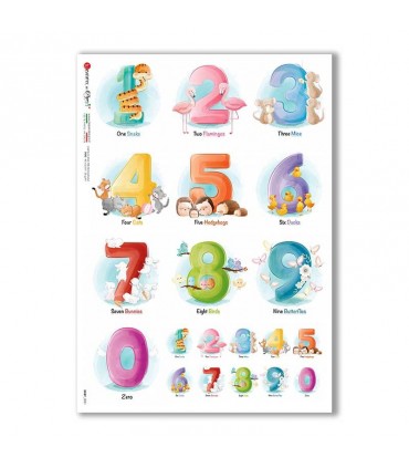 BABY-0081. Carta di riso bambini per decoupage.