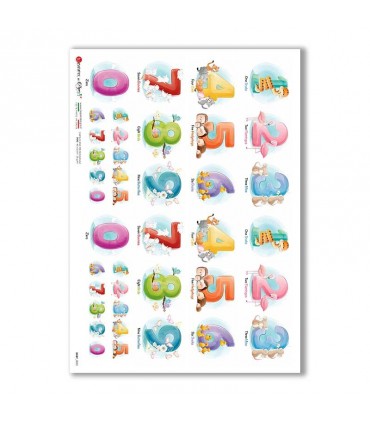 BABY-0082. Carta di riso bambini per decoupage.