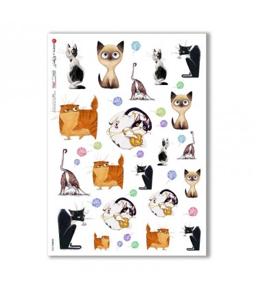 COMICS-0028. Carta di riso fumetti per decoupage.