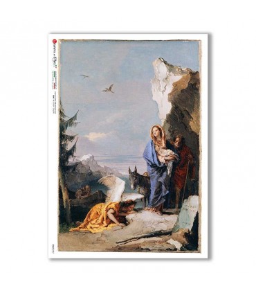 CULT-0157. Holy Rice Paper for decoupage.