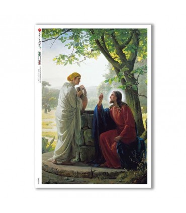 CULT-0160. Carta di riso sacra per decoupage.