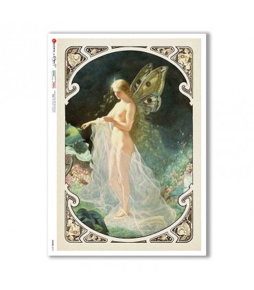 FAIRIES-0072. Papel de Arroz hadas para decoupage.