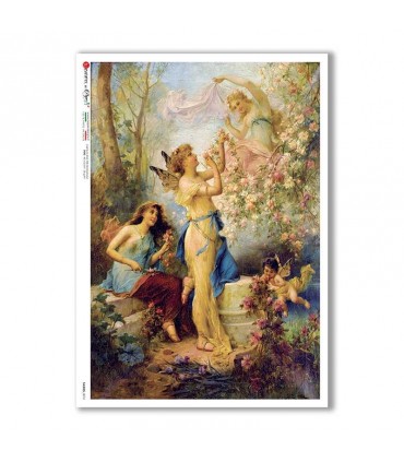 FAIRIES-0074. Papel de Arroz hadas para decoupage.