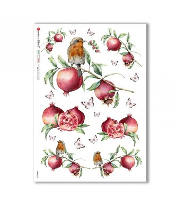 FOOD-0140. Carta di riso cucina per decoupage.