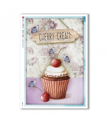 FOOD-0143. Carta di riso cucina per decoupage.