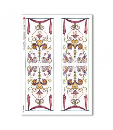 GROTTESCHE-0002. Papel de Arroz grotesca para decoupage.