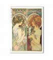 NOUVEAU-0021. Carta di riso art nouveau per decoupage.