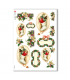 CHRISTMAS-0219. Carta di riso vittoriana Natale per decoupage.