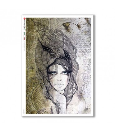 SCENE-0100. Pictorial Rice Paper for decoupage.