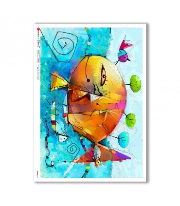 SCENE-0103. Pictorial Rice Paper for decoupage.