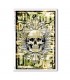 SKULL-0014. Carta di riso teschi per decoupage.
