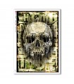 SKULL-0015. Skull Rice Paper for decoupage.