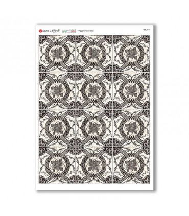 TILES-0044. Carta di riso tegole per decoupage.