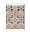 TILES-0045. Carta di riso tegole per decoupage.