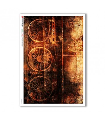 VEHICLES-0039. Vehicles Rice Paper for decoupage.