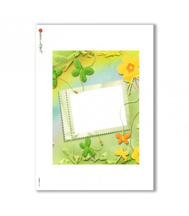 ALBUM-L-0033. Carta di riso album per decoupage.