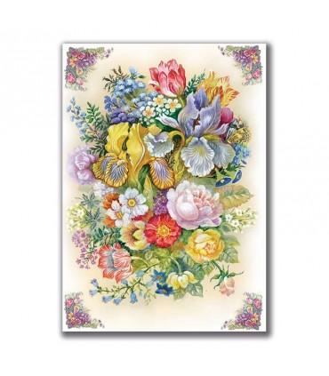 GF-FLORES-013. Papel de arroz de gran tamaño