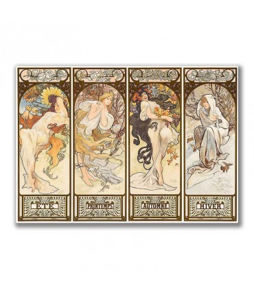 GF-ART NOUVEAU-002. Papel de arroz de gran tamaño