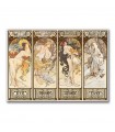 GF-ART NOUVEAU-002. Papel de arroz de gran tamaño