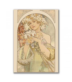 GF-ART NOUVEAU-003. Carta di riso grande formato