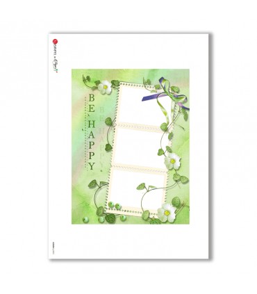 ALBUM-L-0035. Rice Paper album for decoupage.