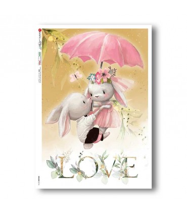 HOLIDAY-0114. Carta di riso festività per decoupage.