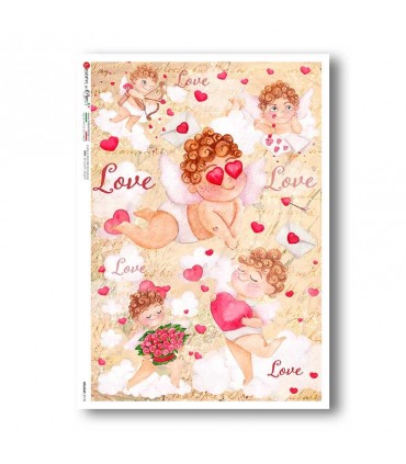 HOLIDAY-0118. Carta di riso festività per decoupage.