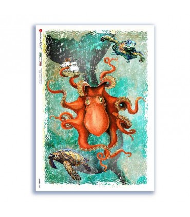 ANIMALS-0168. Carta di riso animali per decoupage.