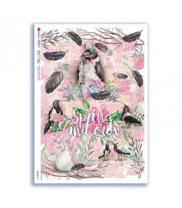 ANIMALS-0171. Animals Rice Paper for decoupage.