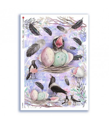 ANIMALS-0172. Animals Rice Paper for decoupage.