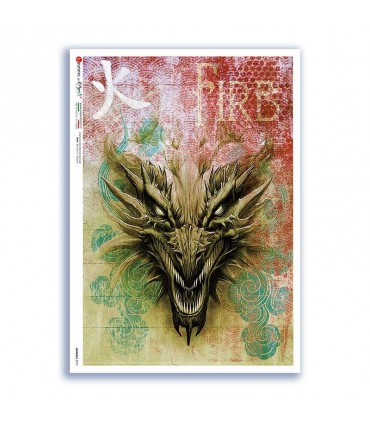 ANIMALS-0177. Animals Rice Paper for decoupage.