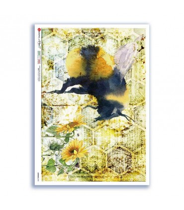 ANIMALS-0181. Carta di riso animali per decoupage.